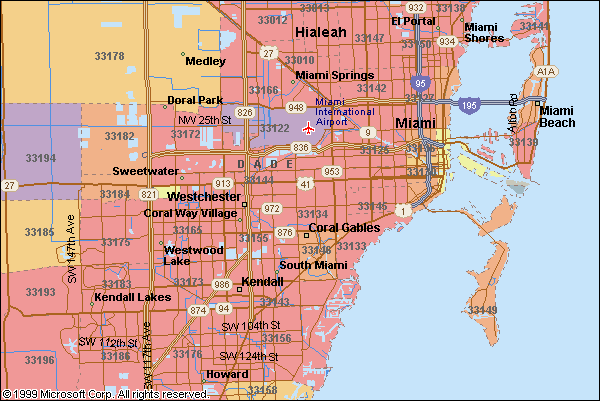 miami beach zip code map Miami Beach Zip Code Map Campus Map miami beach zip code map