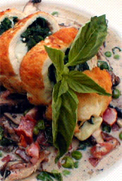 Bombolini's Chicken Cordon Bleu or Florentina