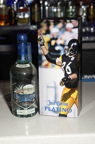 Jerome Bettis of the Pittsburg Steelers & JOSE CUERVO TEQUILA.