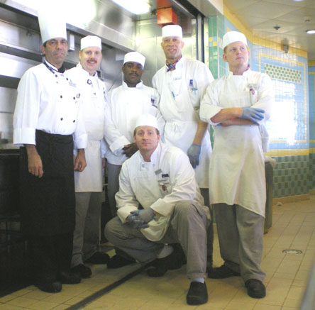 My Breakfast Buffet Cook Crew @ Norwegian Cruise Lines " M/S Pride of Aloha" Honolulu, Hawaii